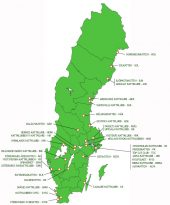 Anslutna kattklubbar via karta